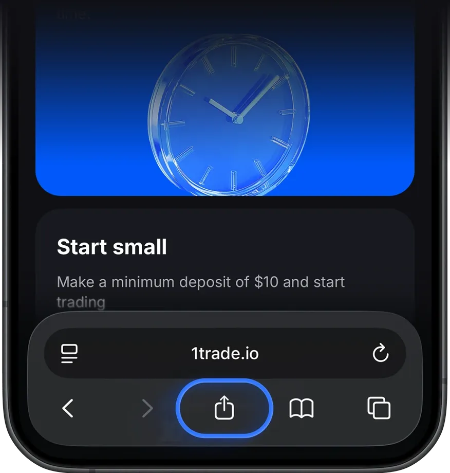 Tap the "Share" button